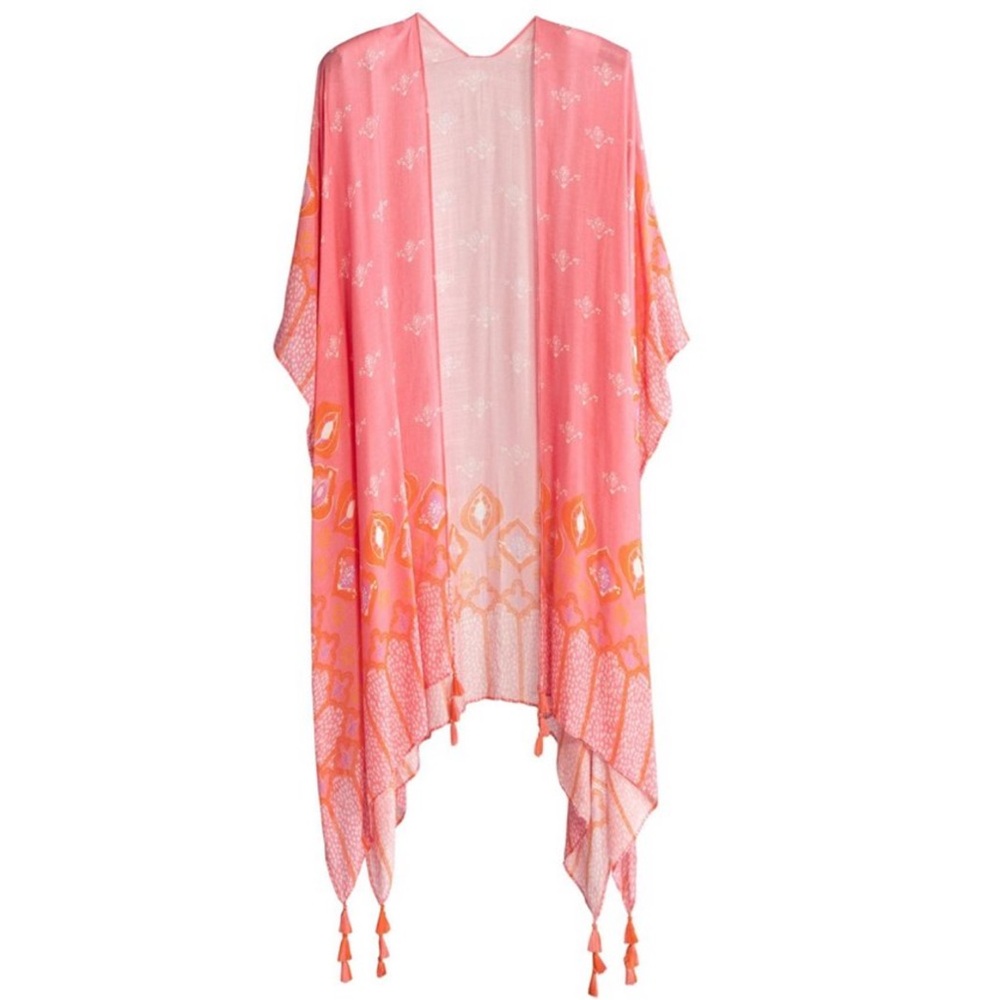 NEW SHIRALEAH Pink Bali Kimono‎